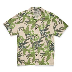 Howler Brothers Palapa Tech Shirt Men's in Flagler Floral Off White